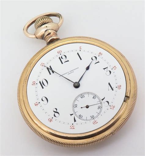 Antique C1904 Vacheron Constantin Gold Filled Of American Railroad