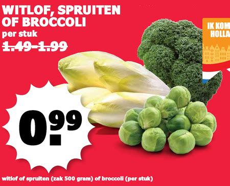 Spruitjes Broccoli Folder Aanbieding Bij Mcd Supermarkt Basis Details