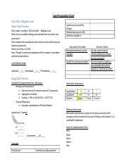 Case Preparation Chart Case 5 Docx Case Preparation Chart Case