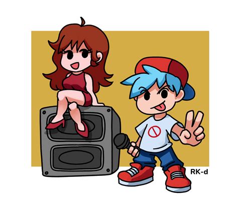 Fnf Boyfriend And Girlfriend By Rk D On Newgrounds