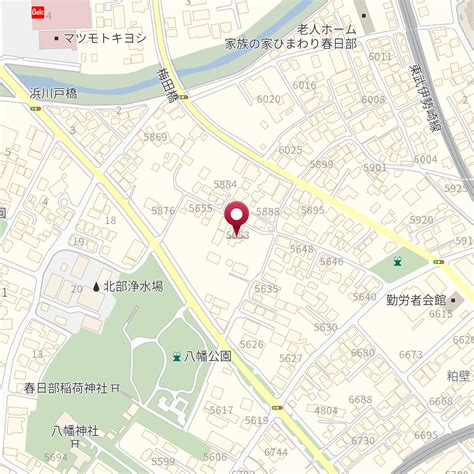 埼玉県春日部市粕壁5653 の地図 Mapfan