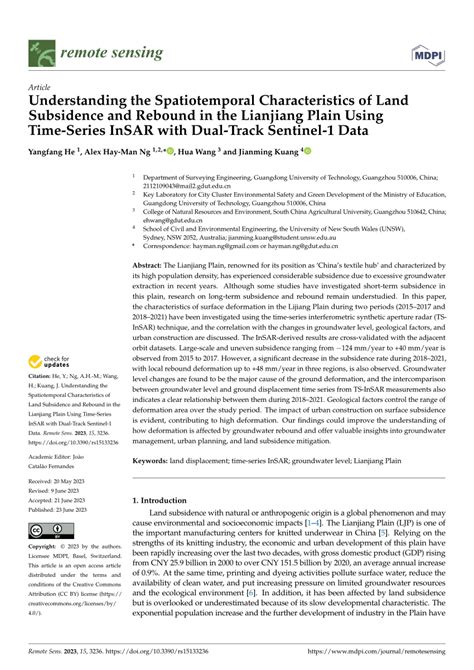 Pdf Understanding The Spatiotemporal Characteristics Of Land