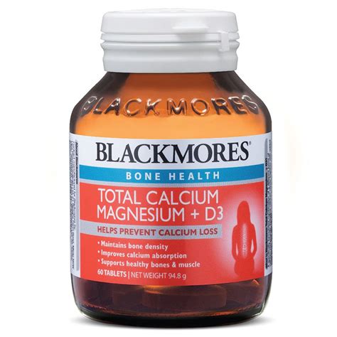 Blackmores Gwp Total Calcium Magnesium D3 Me·mori