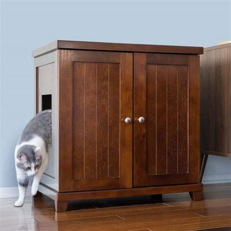 Litter Box Enclosure Refined Cat Litter Box Deluxe The Refined Feline