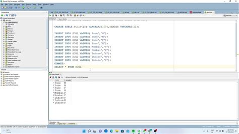 Count Number Of Male And Female From The City Table Using Sql Youtube