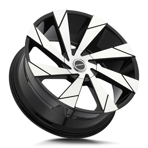 The Moto Wheel By Strada In Gloss Black Machined Strada Wheels