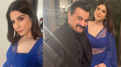 Couple Goals Sanjay Kapoor And Maheep Kapoor Are ‘pure Vibes In Ethnic Glittery Apparel See