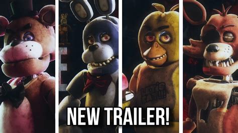 Fnaf Movie Five Brand New Trailers Have You Met Them Yet Youtube