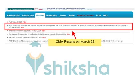 Cma December Results To Release On March