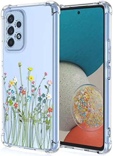 Xinyexin Case For Samsung Galaxy A G Painting Flower Pattern Clear