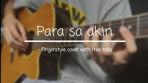 Para Sa Akin Sitti Navarro Fingerstyle Cover Free Tabs YouTube