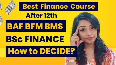 BAF BFM BSC FINANCE BMS BBI WHICH IS THE BEST COURSE FOR FINANCE