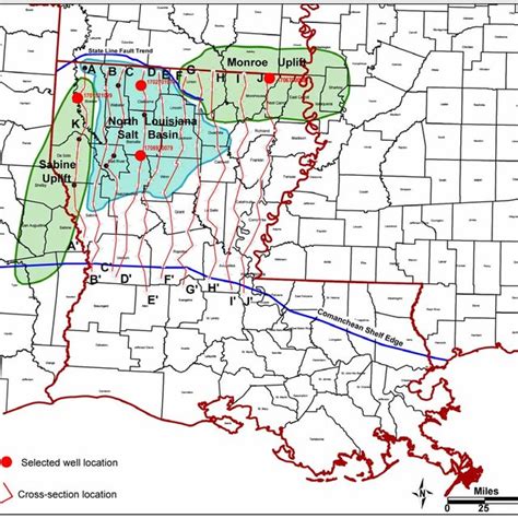 Stratigraphic Column For The North Louisiana Salt Basin Download