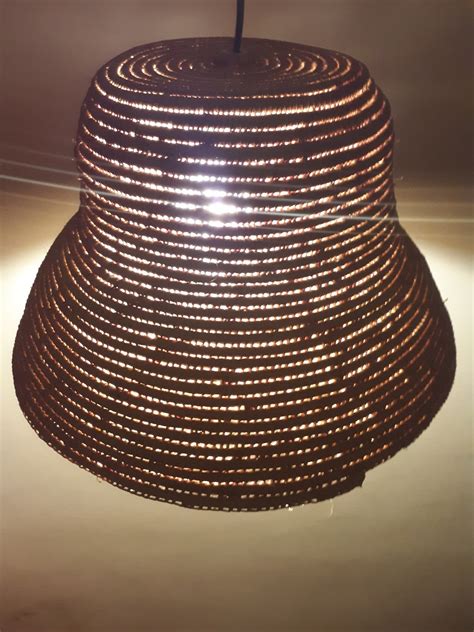 2 Set Of Moroccan Raffia Lampshades Natural Raffia Lampshade Pendant