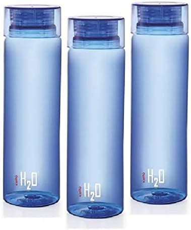 Cello Aqua Flip Polypropylene Bottle Set 1 Litre 5 Pieces