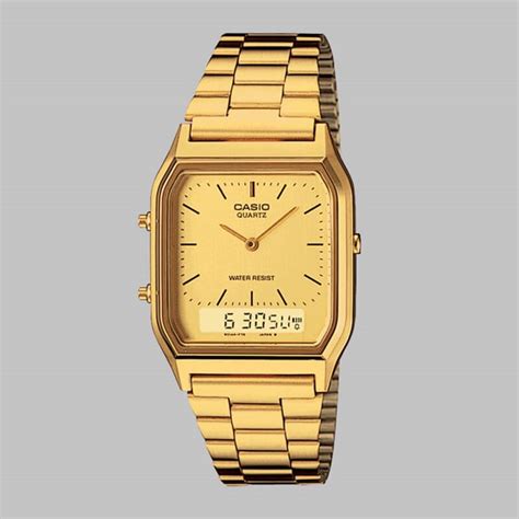 Casio Watch Aq Ga Dmqyes Gold Casio Watches Watches