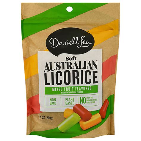 Darrell Lea Mixed Fruit Flavored Soft Australian Licorice 7 Oz