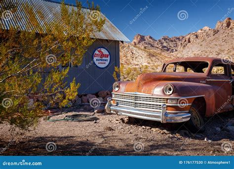 Nelson Ghost Town Nevada Usa October Old Classic Car Next