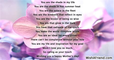 Mother's Day Poems