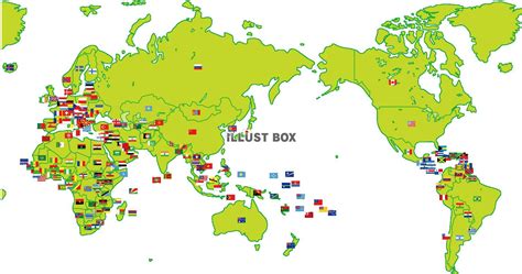 「世界地図」イラスト無料