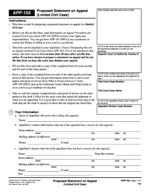 Fillable Online This Form Can Be Attached To Your Appellants Notice