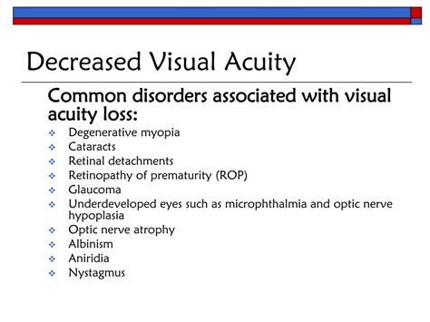 Ppt Vision Loss Powerpoint Presentation Free Download Id5418973