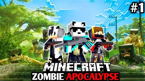 ZOMBIE APOCALYPSE Minecraft Movie Ep 1 YouTube