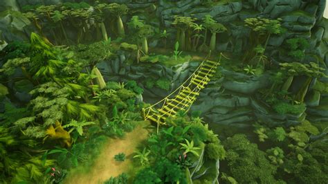 Top Down Stylized Jungle Pack In Environments Ue Marketplace