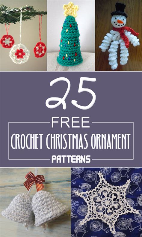 Free Christmas Crochet Patterns Ornaments
