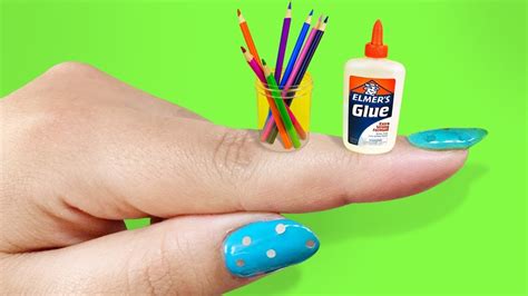 10 DIY Miniature School Supplies THAT WORK! - EASY - YouTube