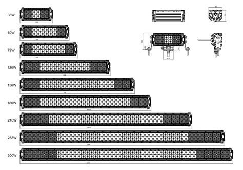 Dual Row W Pcs Osram Offroad Led Light Bar Ginto Lighting Premium