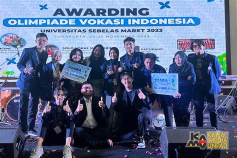 Delegasi Unpad Boyong Prestasi Di Olimpiade Vokasi Indonesia