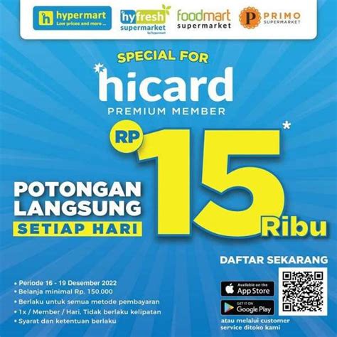 Harga Promo Hypermart Hari In Desember Promo Spesial Dengan