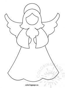 Angel template | Coloring Page