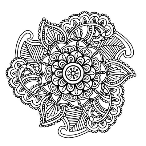 Image De Vecteur Pour L Illustration Adulte De Mandala Doodle De Livre