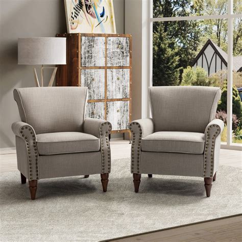 Lark Manor Aat Upholstered Armchair Reviews Wayfair