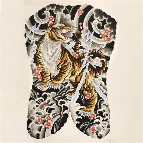 Irezumi Culture Tattoo Tr N Instagram Sick Tiger Full Back Piece Art