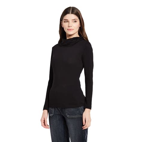 Buy Turtle Neck Long Sleeve T Shirts And Tops For Women At Best Prices