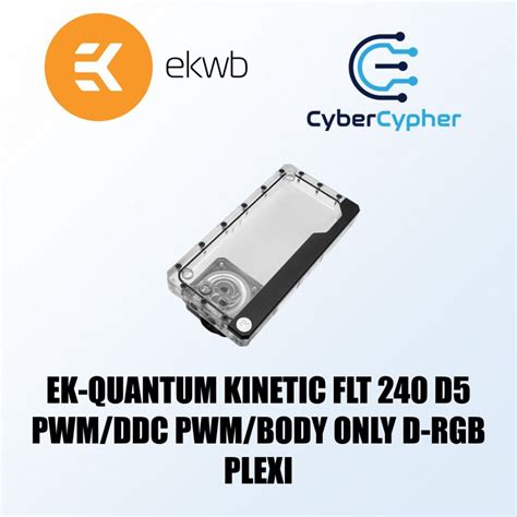 Ek Quantum Kinetic Flt D Pwm Ddc Pwm Body Only D Rgb Plexi