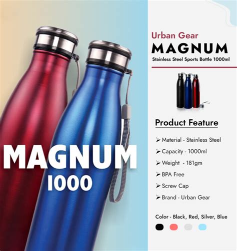 Urban Gear Magnum Stainless Steel Sports Bottle Ml Joytree Global