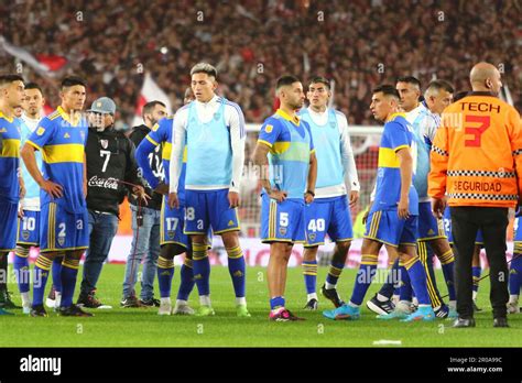 Buenos Aires Argentina 7th May 2023 Players Of Boca Juniors After