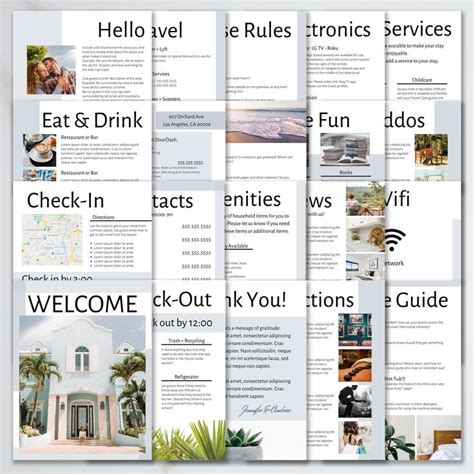 Airbnb Welcome Booklet Template