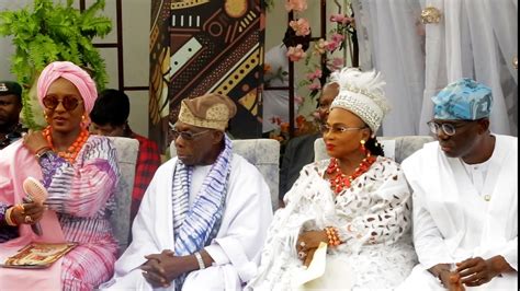 OBASANJO GOV SANWO OLU AND TOP CELEBRITIES STORM ERELU ABIOLA DOSUNMU