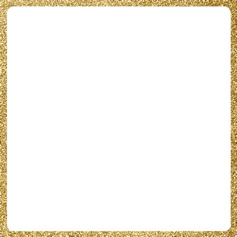 Download Mq Frame Frames Border Borders Gold Glitter Glittery