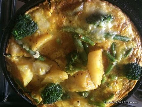 Superfood Frittata With Sweet Potatoes Broccoli And Turmeric