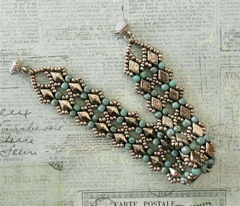 Linda S Crafty Inspirations Bracelet Of The Day Margareta DiamonDuo