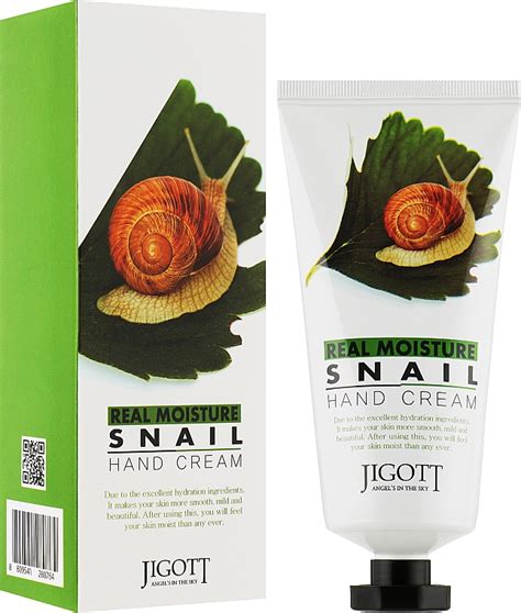 Jigott Real Moisture Snail Hand Cream Crema De Manos Con Baba De