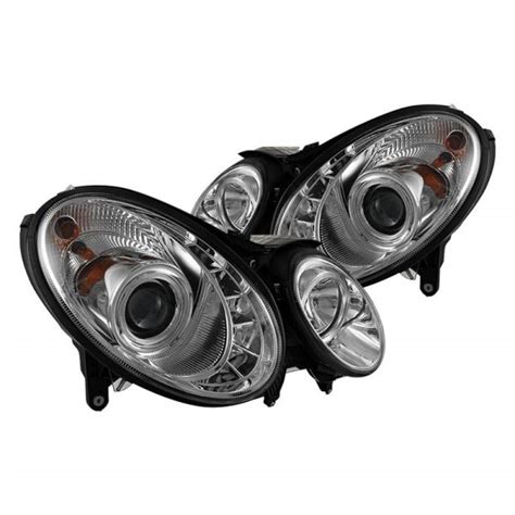 Spyder Mercedes E Class With Factory Halogen Headlights Chrome