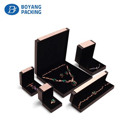 Customized Logo Wholesale Plastic Jewellery Box Jewelry Packaging Sets