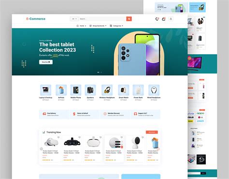 E Commerce Landing Page Design On Behance